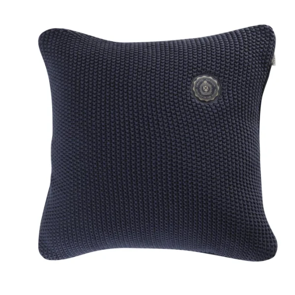 Grand Design Moss Knit Strickkissen – 50×50 Cm – Navy 1