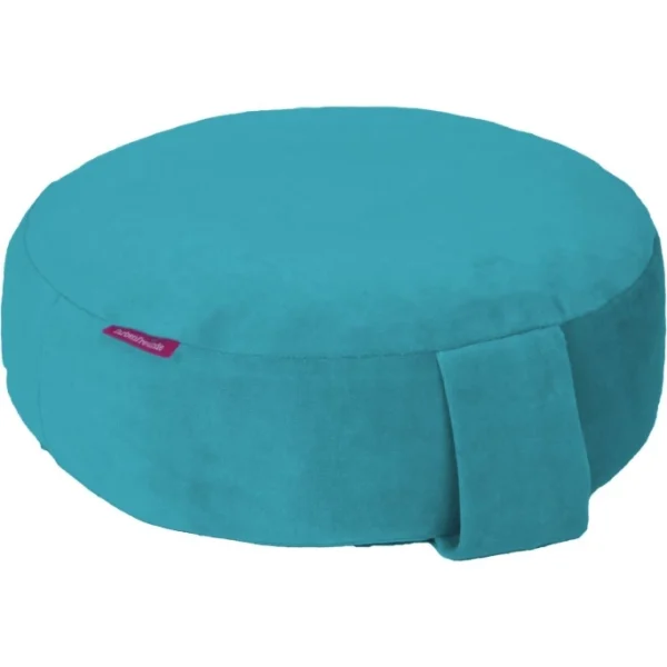 Farbenfreunde Interieur Bodensitz- & Yogakissen Aus Nicky – Ø 31 Cm – Höhe 11 Cm – Aqua 1