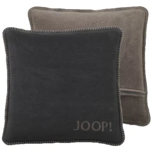 JOOP! Trend Uni-Doubleface Kissen Mit Füllung – 50×50 Cm – Anthrazit-taupe 8