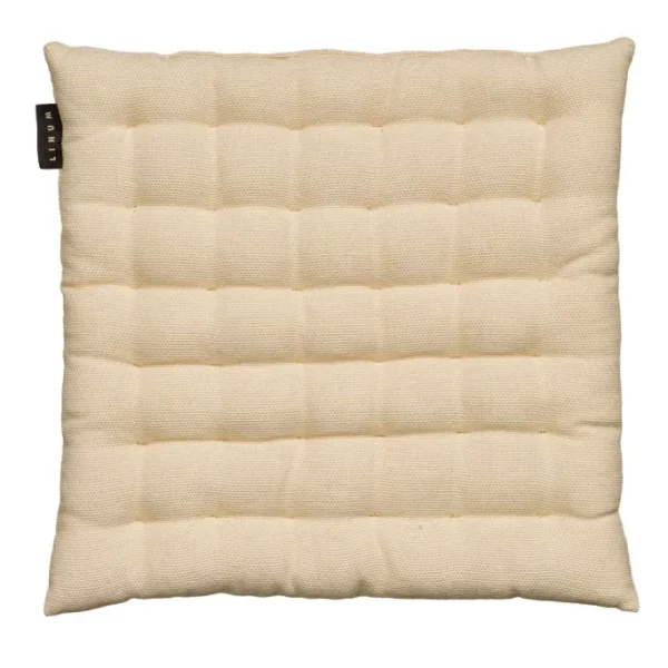 Linum PEPPER Sitzkissen – 40x40x3 Cm – Creamy Beige N02 1