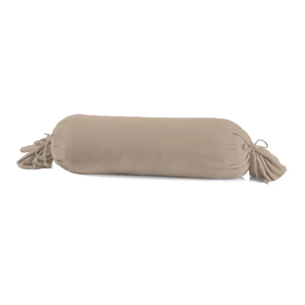 Schlafgut Mako-Jersey 15101 Nackenrollen-Bezug – Ø 15 X 40 Cm – Taupe 1