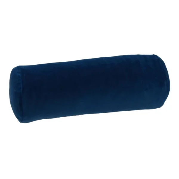 Farbenfreunde Interieur Nackenrollen-Bezug Aus Nicky-Stoff – Ø 15 X 40 Cm – Blue Velvet 1