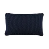 Marc O’Polo Nordic Knit Bio Strick-Kissen Mit Füllung – 30×60 Cm – Indigo Blue 28