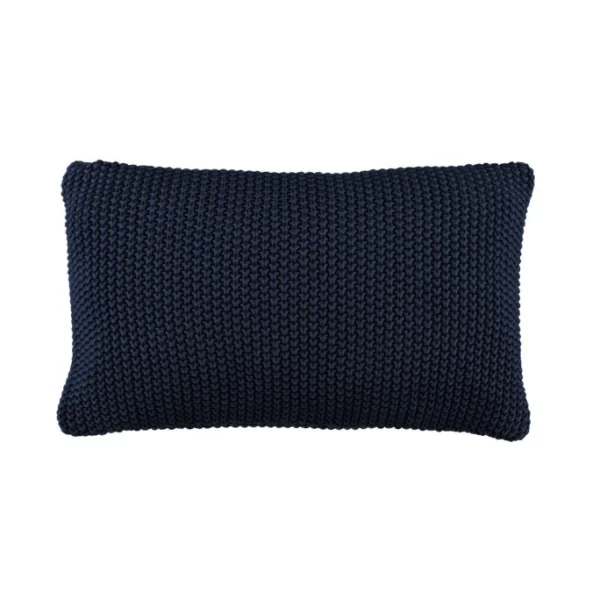 Marc O’Polo Nordic Knit Bio Strick-Kissen Mit Füllung – 30×60 Cm – Indigo Blue 1