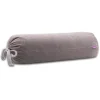 Farbenfreunde BIG ROLL Bolster Kissenrolle Aus Nicky-Stoff – 60×21 Cm – Platingrau 10