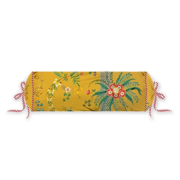 PIP Studio Petites Fleurs Nackenrolle Mit Füllung – Ø 22 X 70 Cm – Yellow 1