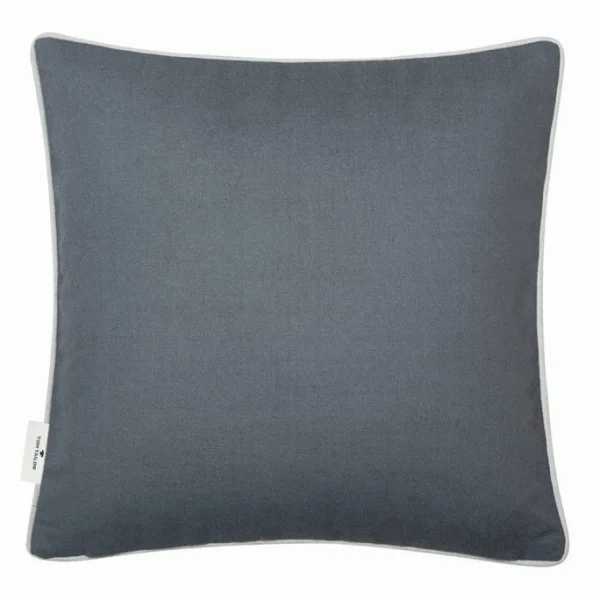 Tom Tailor Dove Signature Kissenhülle – 40×40 Cm – Anthrazit 3