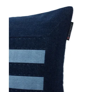 Lexington Denim Arts & Crafts Kissenhülle – 50×50 Cm – Denim Blue 7