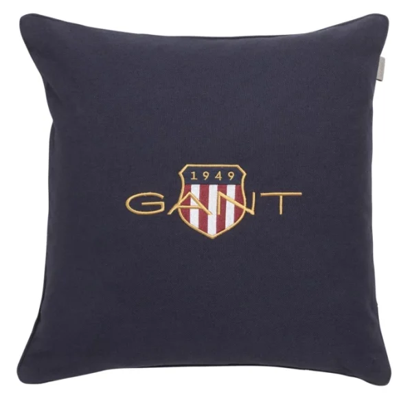 GANT ARCHIVE SHIELD Kissenhülle – 50×50 Cm – Evening Blue 1