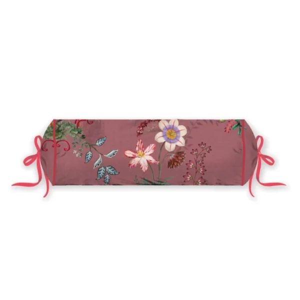 Pip Studio Chinese Porcelain Nackenrolle Mit Füllung – Ø 22 Cm – Länge 70 Cm – Rosa 1