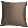 Linum SILK Kissenhülle – 40×40 Cm – Dark Mole Brown B40 7