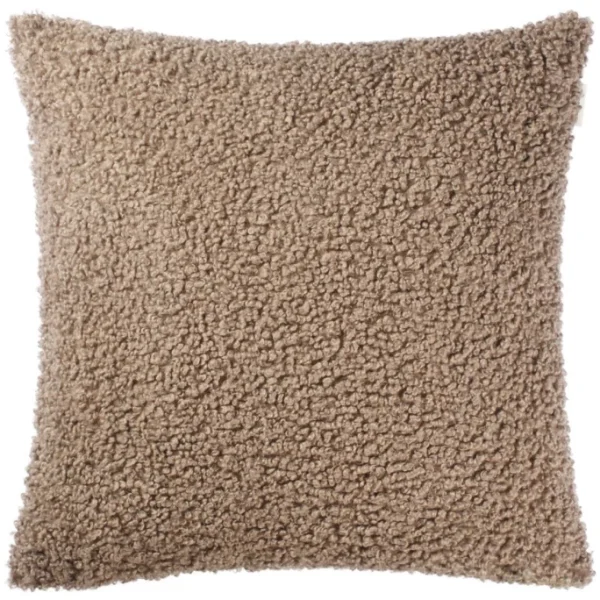 ESPRIT Home Teddy Kissenhülle – 45×45 Cm – Taupe 1