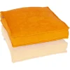 Farbenfreunde FRESH Frottee Stegkissen Mit Füllung – 40x40x10 Cm – Softorange 7