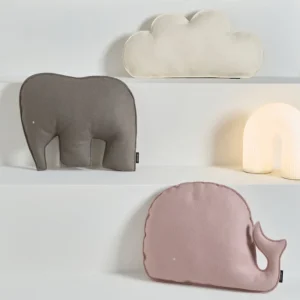 Hey-SIGN ELEFANT Kissen Mit Füllung – 40×30,5×7 Cm – Blau 12