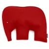 Hey-SIGN ELEFANT Kissen Mit Füllung – 40×30,5×7 Cm – Rot 20