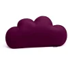 Hey-SIGN WOLKE Kissen Mit Füllung – 47,5x26x7 Cm – Aubergine 23