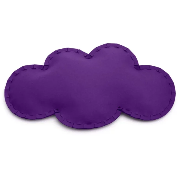 Hey-SIGN WOLKE Bodenkissen Mit Füllung – 95x55x13 Cm – Violett 1