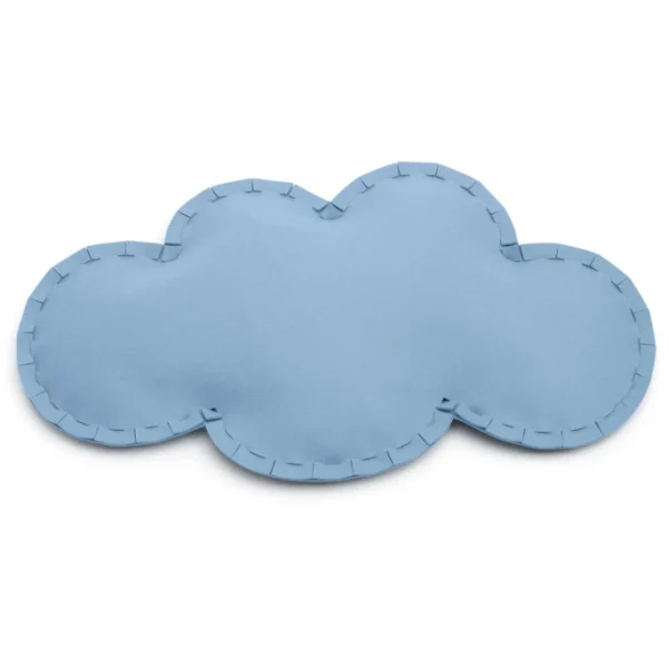 Hey-SIGN WOLKE Bodenkissen Mit Füllung – 95x55x13 Cm – Pastellblau 1