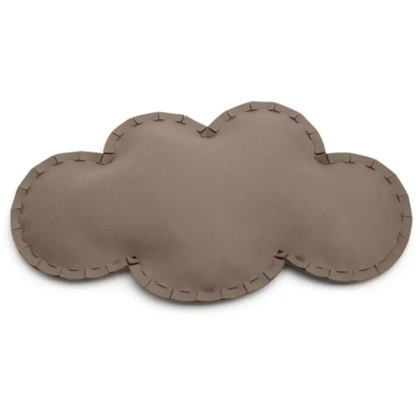 Hey-SIGN WOLKE Bodenkissen Mit Füllung – 95x55x13 Cm – Taupe 1