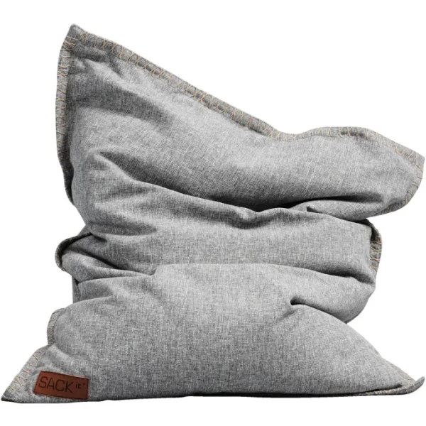 SACKit Cobana Beanbag Junior Sitzsack Indoor/Outdoor – 100×130 Cm – Light Grey 1