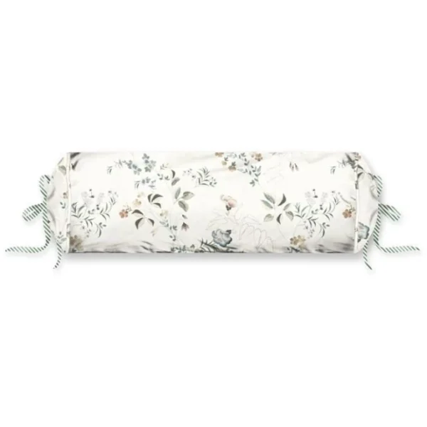 Pip Studio Tokyo Bouquet Nackenrolle Mit Füllung – Ø 22 X 70 Cm – Weiß 1