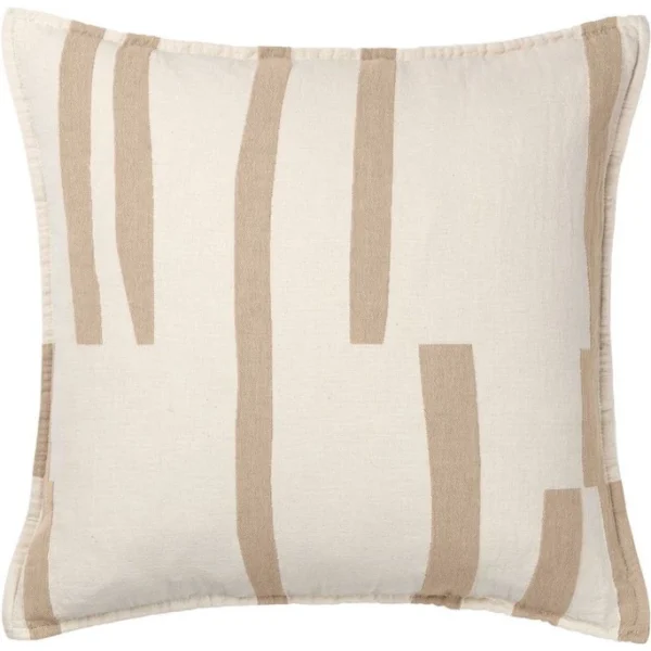 Elvang Denmark Elvang Lyme Grass Kissenhülle – 50×50 Cm – Beige 1