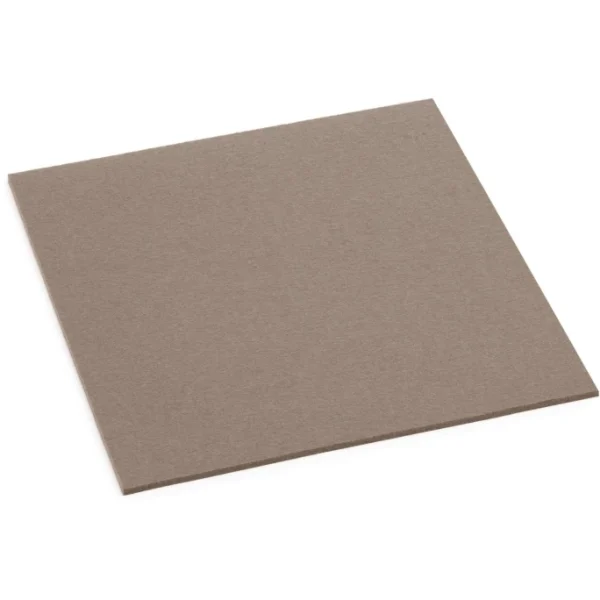 Hey-SIGN Sitzauflage Quadratisch Aus Naturfilz – 4er Set – 4er Set – Größe 40×40 Cm – Taupe 1