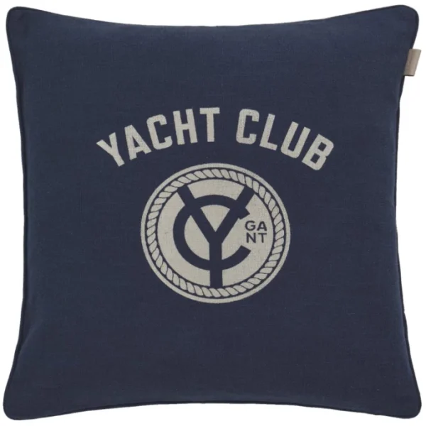 GANT YACHT CLUB Kissenhülle – 50×50 Cm – Evening Blue 1