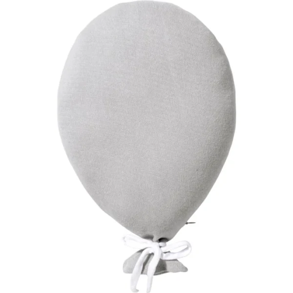 Nordic Coast Company Ballon Dekokissen – 40×25 Cm – Grau 1