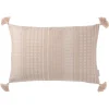 Tom Tailor Minimal Ethno Kissenhülle – 40×60 Cm – Taupe 7